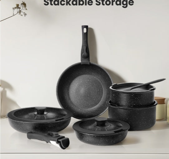 12 POTS And Pans Set, Non-stick Kitchen Cookware Set