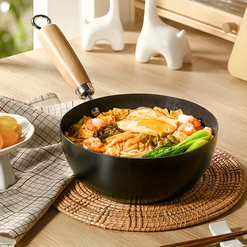 Frying Pan Non-Stick Iron Pan Mini Frypan Pot Saucepan Cooking