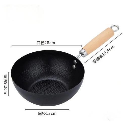 Frying Pan Non-Stick Iron Pan Mini Frypan Pot Saucepan Cooking