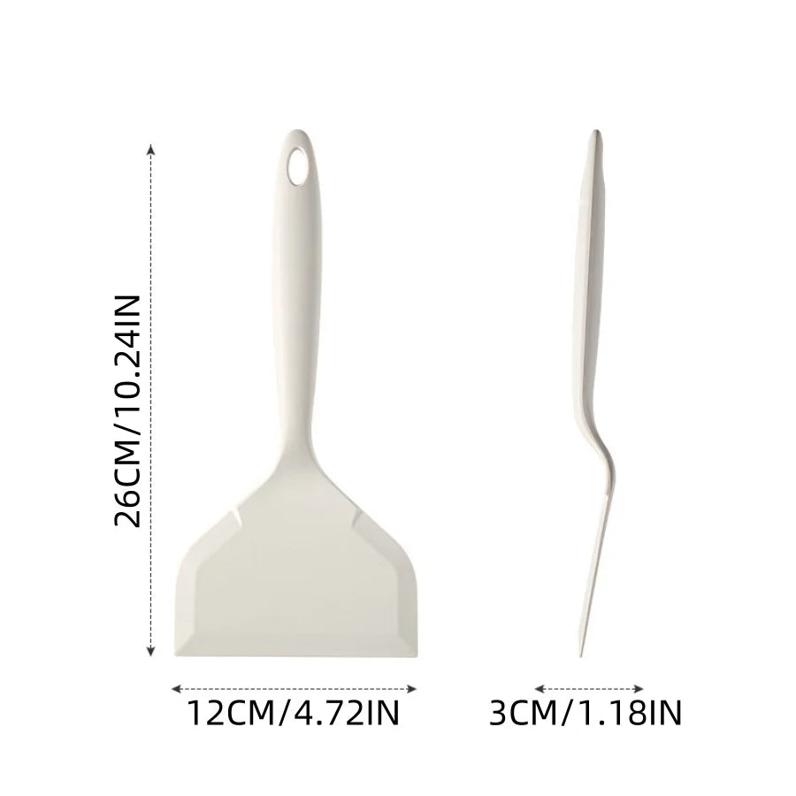 1pc silicone Heat resistant spatula household food grade non-stick