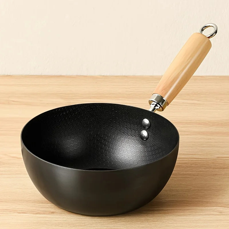 Frying Pan Non-Stick Iron Pan Mini Frypan Pot Saucepan Cooking