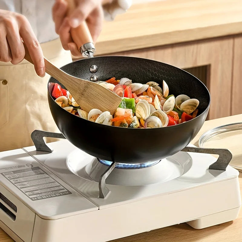 Frying Pan Non-Stick Iron Pan Mini Frypan Pot Saucepan Cooking