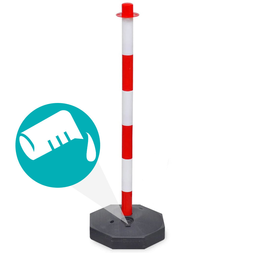 Dopravný stĺpik s reťazou, 4 ks-3