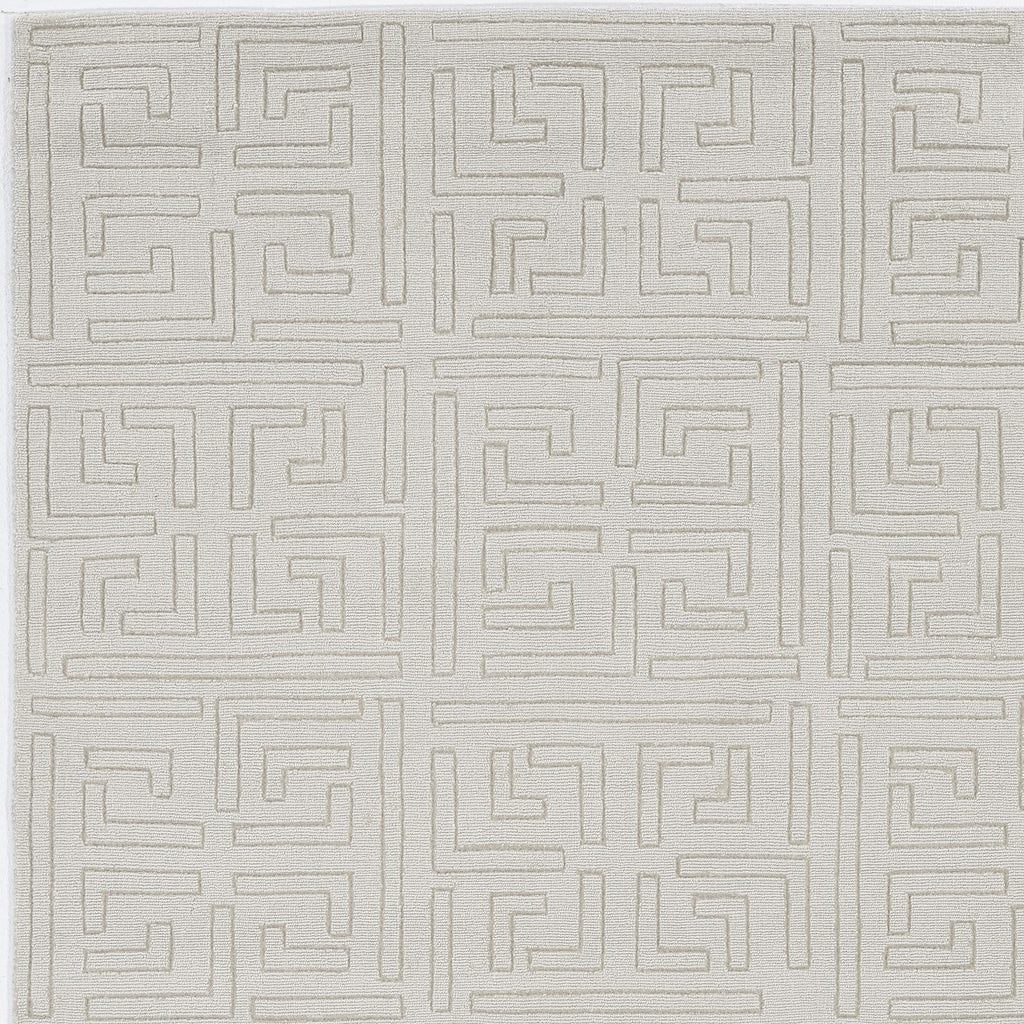 91" X 130" Beige Polypropylene Rug