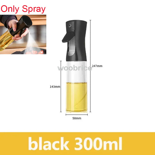 2in1 Kitchen Spray Oil Dispenser Oil Sprayer Polisher or Oil Brush for